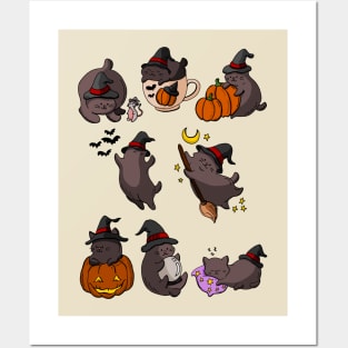 Cute Kittens - Halloween Posters and Art